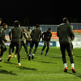 Entrenamiento del Atlético de Madrid