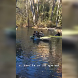 Primeras imágenes de la escapada familiar de Aitana