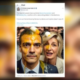 El Ministro de Exteriores israelí se mofa de Sánchez y Díaz tras los resultados en las europeas