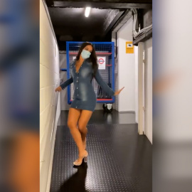 Cristina Pedroche celebra su gran momento bailando 'reggaeton'