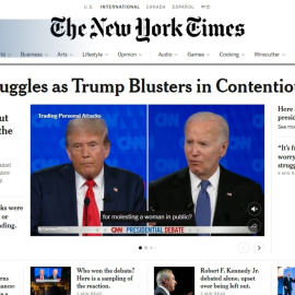 Así abren las portadas de periódicos estadounidenses tras el cara a cara entre Biden y Trump