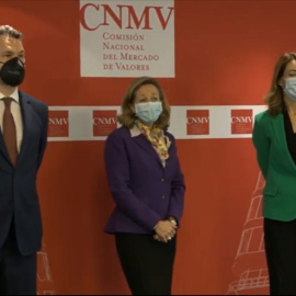 Acto de toma de posesión del nuevo presidente y vicepresidenta de CNMV