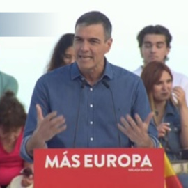Sánchez pide votar "en masa" el PSOE para impedir que gane la "política sucia" de PP y Vox