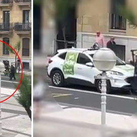 El 'yayo antifascista' que ha parado con su bastón a los ultras de Vox en Donostia