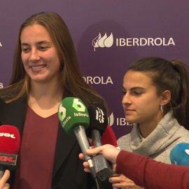 Jugadoras de Madrid Club Femenino, orgullosas por el sorteo