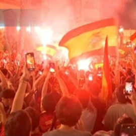 España celebra su cuarta Eurocopa