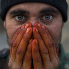 El infierno de la guerra en una mirada