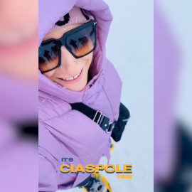Laura Pausini pasa un fin de semana en familia en la nieve