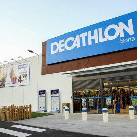 Tienda de la multinacional Decathon en Soria. E.P.