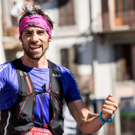 Luis Alberto Hernando celebra una de sus victorias. /WEB PERSONAL