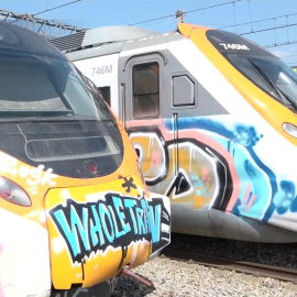 Un acto vandálico en trenes de Cercanías en Martorell (Barcelona) obliga a cortar un tramo del servicio