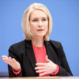 - La ministra alemana de Familia, Mayores, Mujeres y Juventud, Manuela Schwesig, impulsora de la ley de igualdad salarial. | CLEMENS BILAN (EFE)