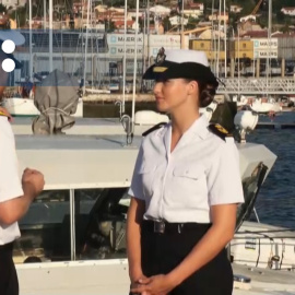 La princesa Leonor empieza su nueva etapa de formación castrense en la Escuela Naval Militar