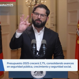 Boric anuncia el presupuesto para 2025 con un aumento del 2,7% con el foco en la seguridad