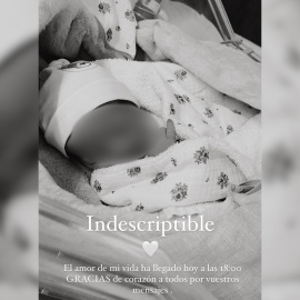 María Pombo y Pablo Castellano dan la bienvenida a Martín, su primer hijo