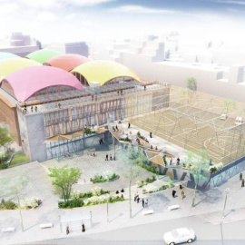 Recreación del futuro espacio de La Cebada. /AYUNTAMIENTO DE MADRID