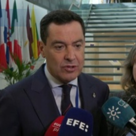 El presidente andaluz, Moreno Bonilla, pide a la Unión Europea un plan europeo de agua para Andalucía