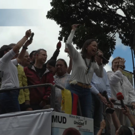 María Corina Machado señala que no acepta "el chantaje" del Gobierno