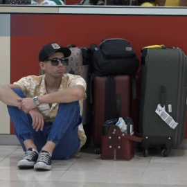 La estación de Sants de Barcelona, a pleno rendimiento de pasajeros en este primero de agosto