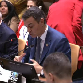 Sánchez lleva su Plan de Acción Democrática ante la ONU donde reclama una respuesta coordinada a la "ola reaccionaria"