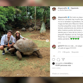 Diego Matamoros y Estela Grande disfrutan de las islas Mauricio
