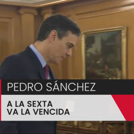 Pedro Sánchez: a la sexta va la vencida