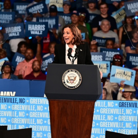 Harris realiza un mitin de campaña en Carolina del Norte