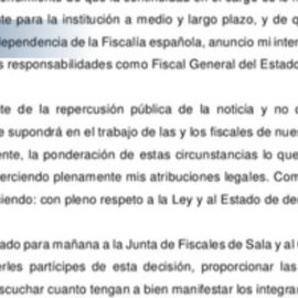 El fiscal general del Estado seguirá en su cargo pese a haber sido imputado por el Supremo