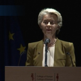 Von der Leyen: "Europa afronta otro 'punto de inflexión' como la caída del muro de Berlín"