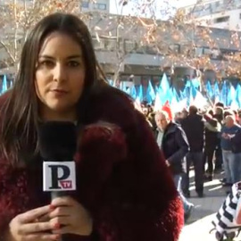 Alcoa no se cierra: los trabajadores de la multinacional se manifiestan frente al Ministerio de Industria