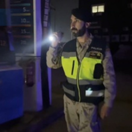 Aviadores de la Escuela Militar de Paracaidismo vigilan las zonas afectadas por la DANA