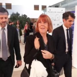 Gisèle Pelicot sale de la 35º sesión del juicio
