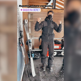 Carla Barber y Diego Matamoros disfrutan de Baqueira Beret