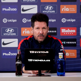 Simeone afirma que mantiene "la misma sintonía de siempre" con la directiva