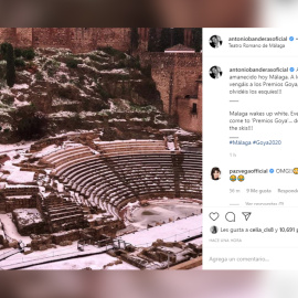 Antonio Banderas da un consejo a todos los invitados a los Goya 