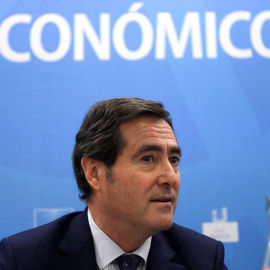  El presidente de la CEOE, Antonio Garamendi. EFE/Pedro Puente Hoyos