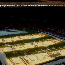 El Wanda Metropolitano, listo para el Atleti-Sevilla