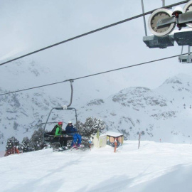 L'estació d'esquí de Vall de Núria. VALL DE NÚRIA