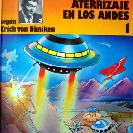 Portada de uno de los comics basados en los libros de Von Däniken