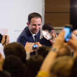 El ganador de las primarias del PS francés y candidato a las presidenciales francesas, Benoît Hamon. - EFE