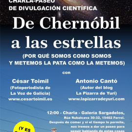 Ferrol, 09/11/2013 / 1200h - Charla-paseo "De Chernóbil a las Estrellas"
