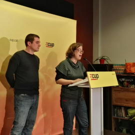 Eulàlia Reguant i Quim Arrufat expliquen decisió de la CUP sobre els pressupostos de la Generalitat