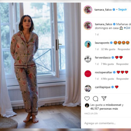 Tamara Falcó triunfa con su look de andar por casa