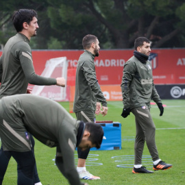 Entrenamiento del Atlético de Madrid