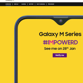 El 28 de enero Samsung presentará el Galaxy M con diseño 'notch'