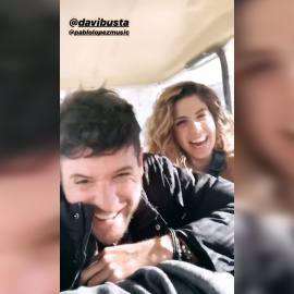 El divertido vídeo de Pablo López, Bustamante y Miriam