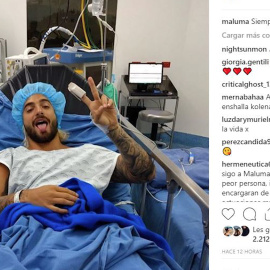 Maluma preocupa a sus seguidores con una imagen en el hospital
