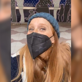 Maria Castro disfruta del Museo de Cera con su familia