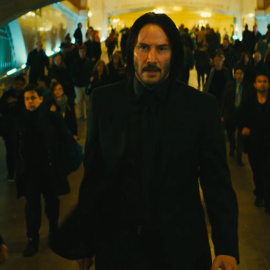 Huida imposible de Keanu Reeves en 'John Wick 3: Parabellum'