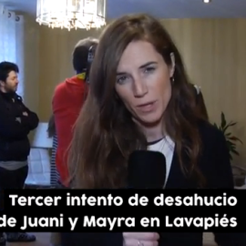 Juani y Mayra se quedan: otro desahucio paralizado en Madrid